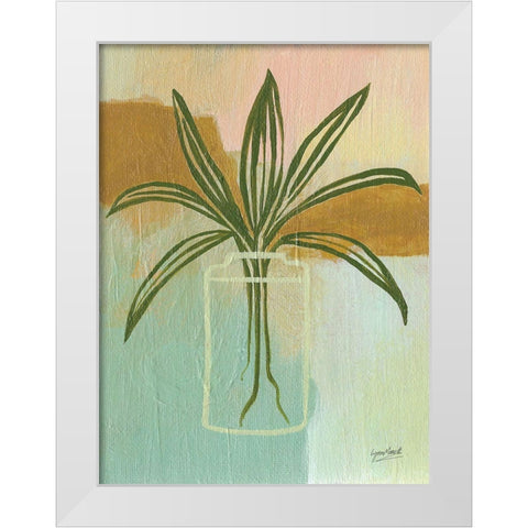 Abstract Delight III White Modern Wood Framed Art Print by Mack, Lynn
