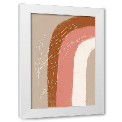Desert Sunrise V White Modern Wood Framed Art Print by Thorns, Becky