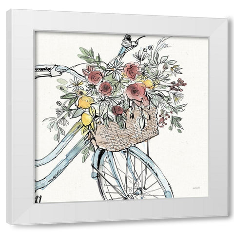 Farmhouse Flea Market Bike I White Modern Wood Framed Art Print by Tavoletti, Anne