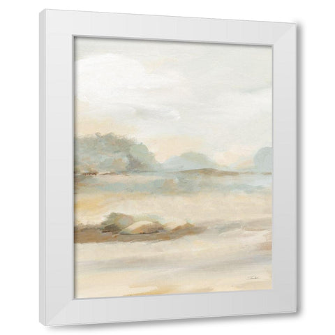 The Old Farm Landscape III White Modern Wood Framed Art Print by Vassileva, Silvia