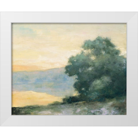Thinking of Loire White Modern Wood Framed Art Print by Purinton, Julia