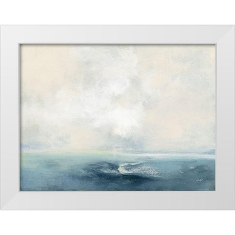 Oceanside White Modern Wood Framed Art Print by Purinton, Julia