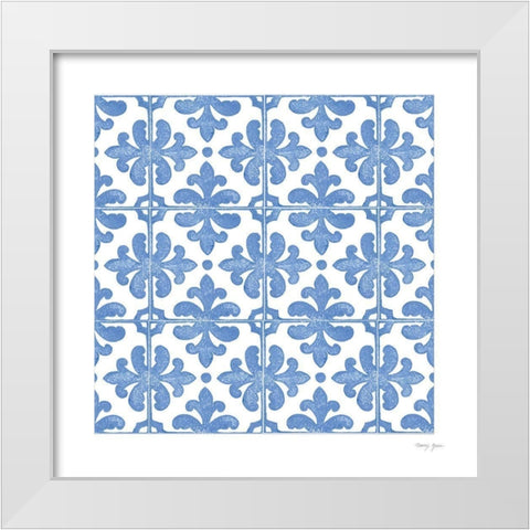 Artisan Tile XI White Modern Wood Framed Art Print by Green, Nancy