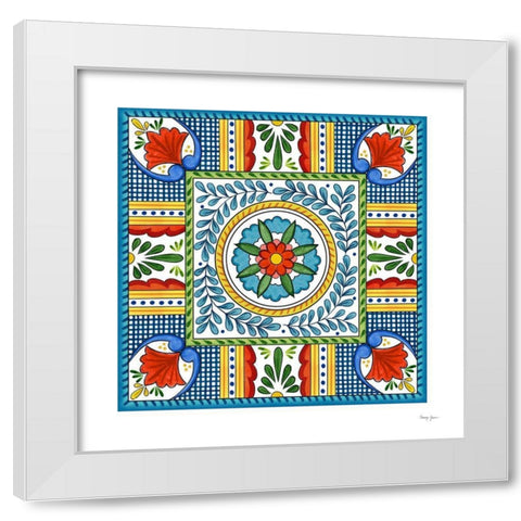 Seville I White Modern Wood Framed Art Print by Green, Nancy