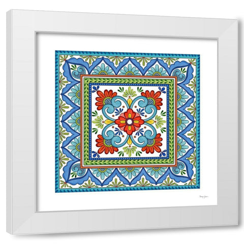 Seville III White Modern Wood Framed Art Print by Green, Nancy