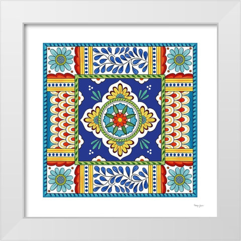 Seville IV White Modern Wood Framed Art Print by Green, Nancy