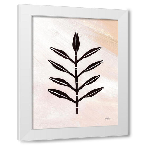 Spear Grass White Modern Wood Framed Art Print by Mack, Lynn