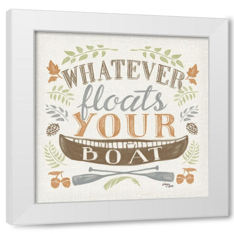 Lake Life II Green White Modern Wood Framed Art Print by Wellington Studio