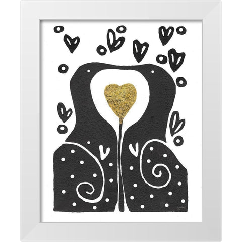 Us White Modern Wood Framed Art Print by Mack, Lynn