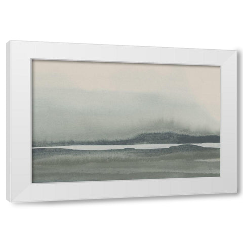 End of Day V Light Crop White Modern Wood Framed Art Print by Paschke, Chris