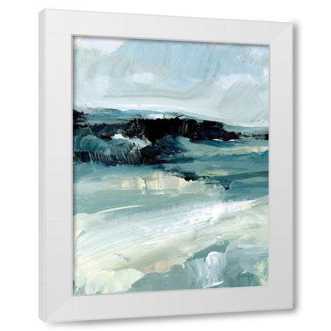 Windswept Landscape II White Modern Wood Framed Art Print by Pete, Katrina
