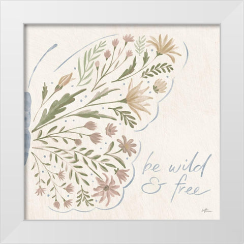 Wildflower Vibes VII Neutral White Modern Wood Framed Art Print by Penner, Janelle