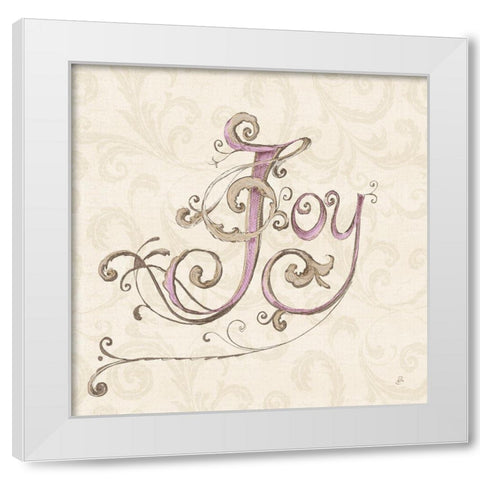 Elegant Season Joy Pink White Modern Wood Framed Art Print by Brissonnet, Daphne