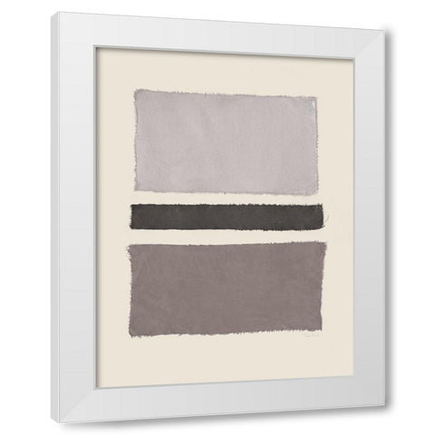 Painted Weaving IV Neutral White Modern Wood Framed Art Print by Rhue, Piper