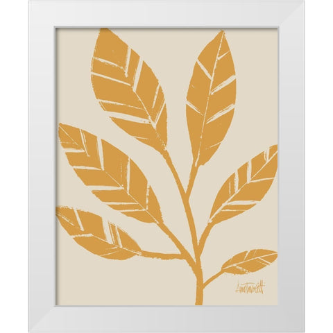 Retro Botanical Sketches III Crop White Modern Wood Framed Art Print by Tavoletti, Anne