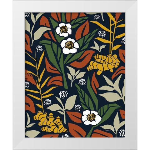 Ginger and White Tea White Modern Wood Framed Art Print by Gallagher, Megan