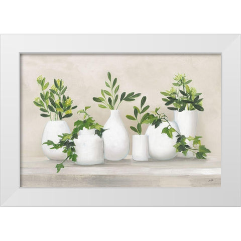 Plant Life IV White Modern Wood Framed Art Print by Purinton, Julia