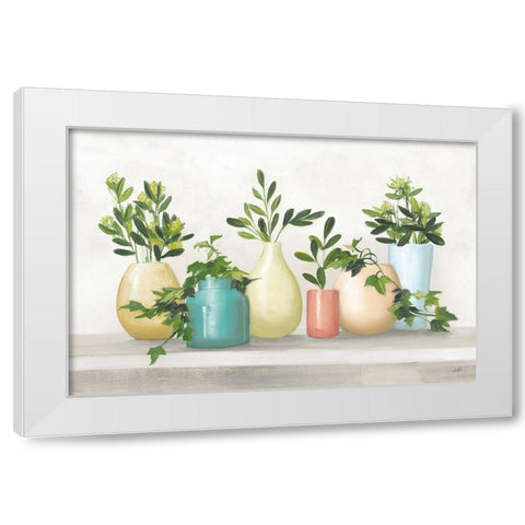 Plant Life IV Colorful White Modern Wood Framed Art Print by Purinton, Julia