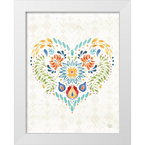 Sweet and Spicy XIV Vertical White Modern Wood Framed Art Print by June, Dina