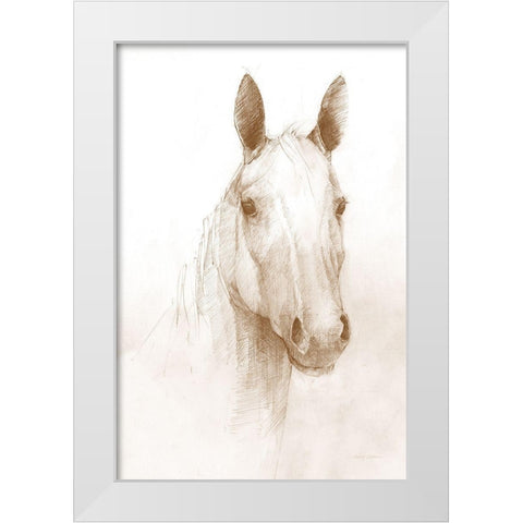 Romeo  Sepia White Modern Wood Framed Art Print by Tillmon, Avery