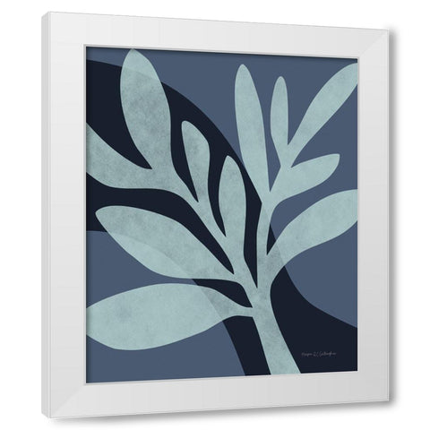 Dreamy Leaves II White Modern Wood Framed Art Print by Gallagher, Megan