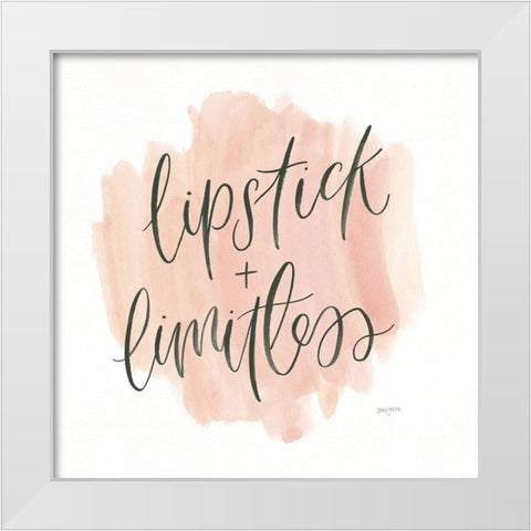 Girl Boss II White Modern Wood Framed Art Print by Jackson, Jenaya