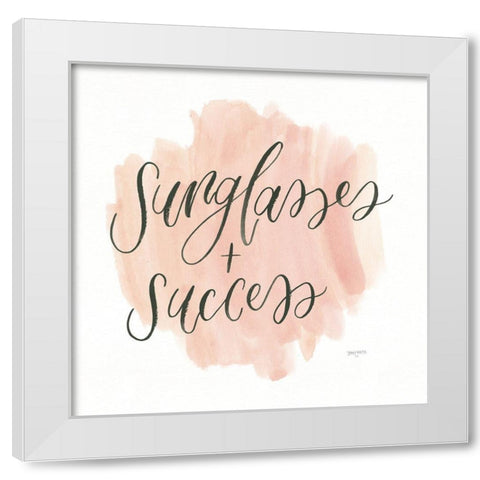 Girl Boss IV White Modern Wood Framed Art Print by Jackson, Jenaya