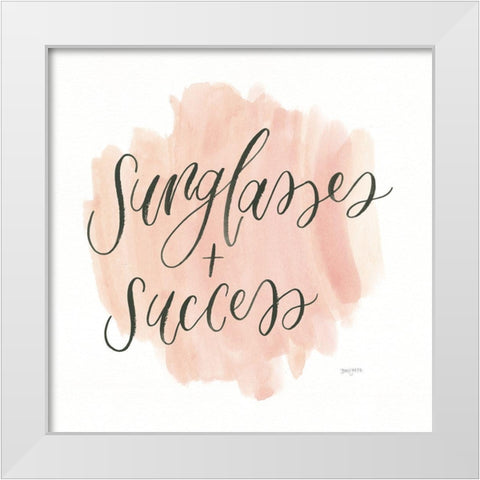 Girl Boss IV White Modern Wood Framed Art Print by Jackson, Jenaya