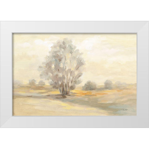 Muted Light White Modern Wood Framed Art Print by Vassileva, Silvia
