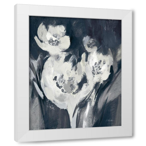White Fairy Tale Floral II White Modern Wood Framed Art Print by Vassileva, Silvia