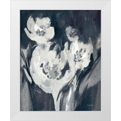 White Fairy Tale Floral II White Modern Wood Framed Art Print by Vassileva, Silvia