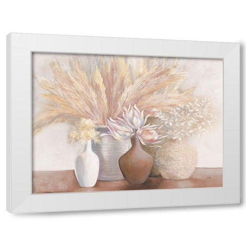 Natural Gentle Still Life White Modern Wood Framed Art Print by Purinton, Julia