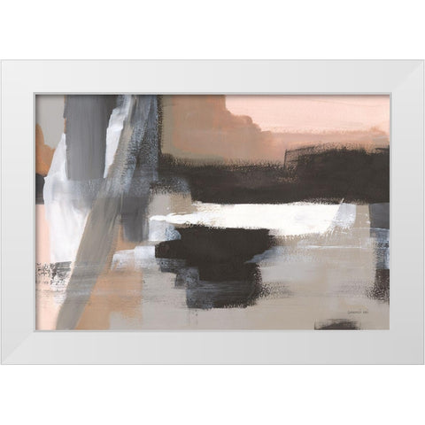 Escalante Mood White Modern Wood Framed Art Print by Nai, Danhui