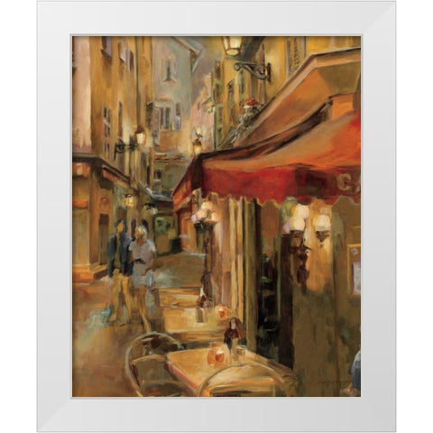 After the Show White Modern Wood Framed Art Print by Hageman, Marilyn