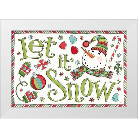 Holiday Whimsy I White Modern Wood Framed Art Print by Tavoletti, Anne