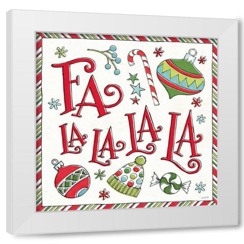 Holiday Whimsy III White Modern Wood Framed Art Print by Tavoletti, Anne