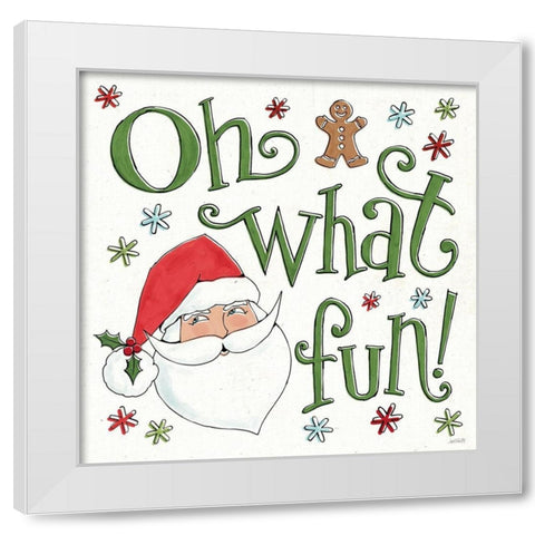 Holiday Whimsy VI White Modern Wood Framed Art Print by Tavoletti, Anne