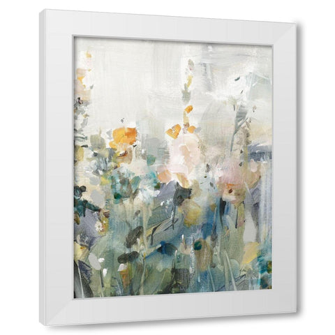 Rustic Garden Neutral III White Modern Wood Framed Art Print by Nai, Danhui