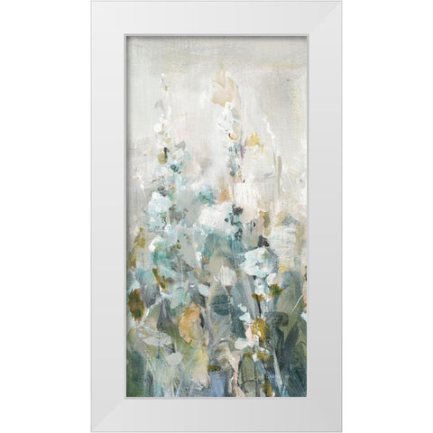 Rustic Garden Neutral IV White Modern Wood Framed Art Print by Nai, Danhui