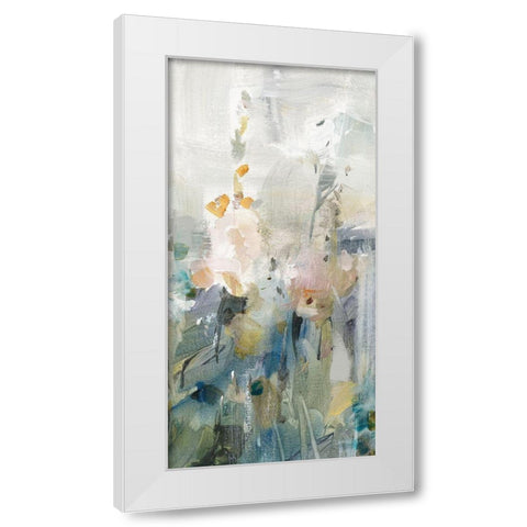 Rustic Garden Neutral VI White Modern Wood Framed Art Print by Nai, Danhui