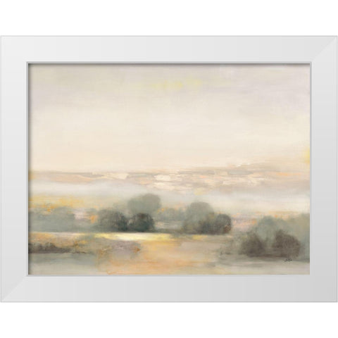 Atmospheric Neutral No Pink White Modern Wood Framed Art Print by Purinton, Julia