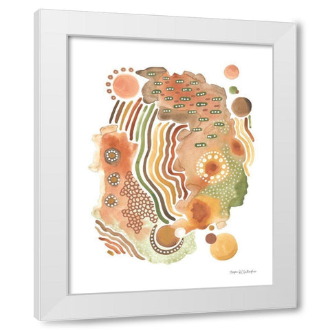Organic I White Modern Wood Framed Art Print by Gallagher, Megan