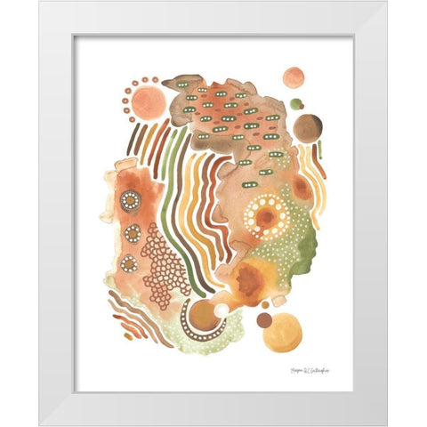 Organic I White Modern Wood Framed Art Print by Gallagher, Megan