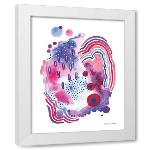 Organic III White Modern Wood Framed Art Print by Gallagher, Megan