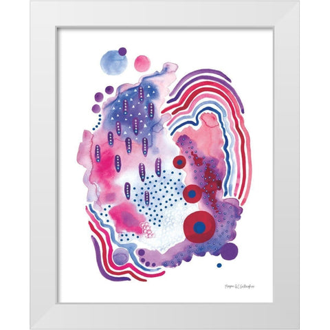 Organic III White Modern Wood Framed Art Print by Gallagher, Megan