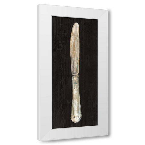 Setting the Table III White Modern Wood Framed Art Print by Wild Apple Portfolio