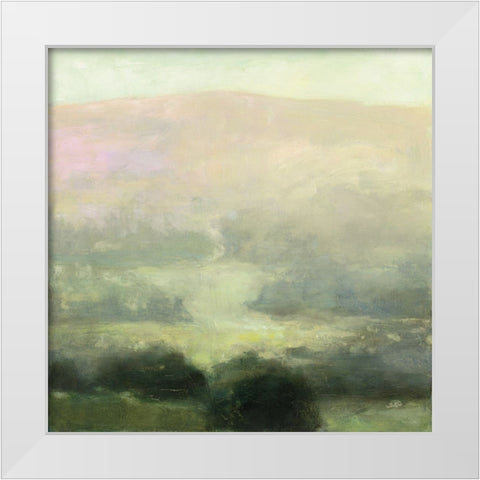 Through the Haze White Modern Wood Framed Art Print by Purinton, Julia