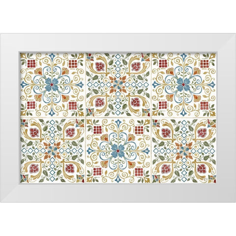 Mediterranean Motif I White Modern Wood Framed Art Print by Grove, Beth