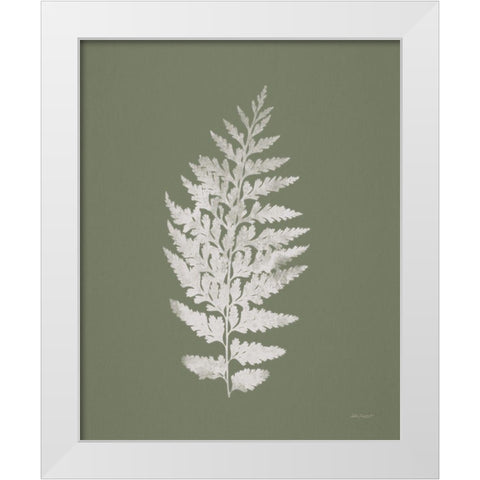 True Green VII White Modern Wood Framed Art Print by Pertiet, Katie