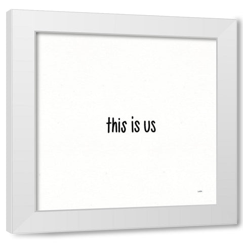 Beautiful Chaos IV White Modern Wood Framed Art Print by York, Leah